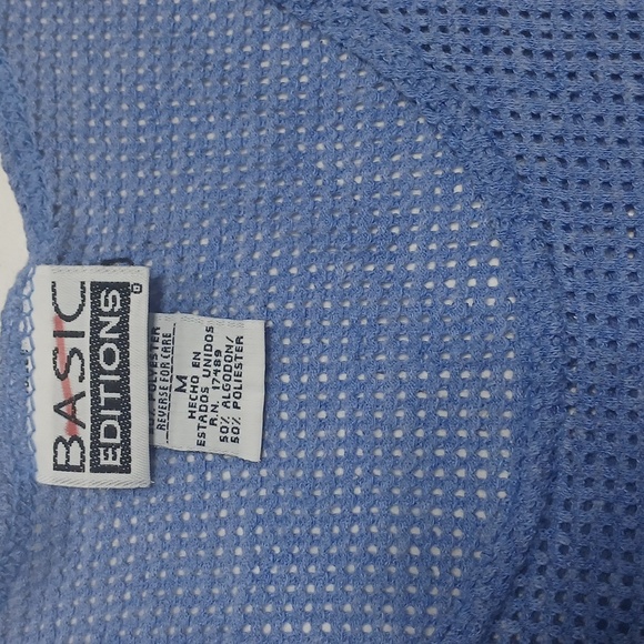 Vintage Basic Editions Knit sleeveless for men ( mesh) medium size , pre-owned - Picture 2 of 5